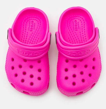 Crocs pink kids