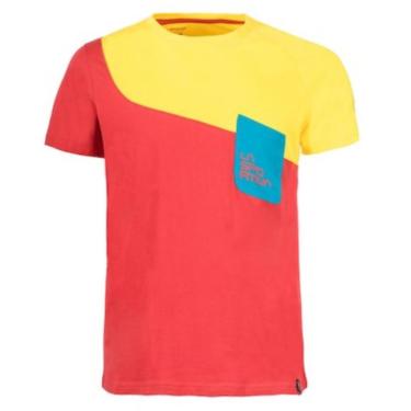 La Sportiva Shirt Climb rot/gelb
