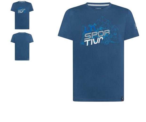 La Sportiva Shirt Cubic blau