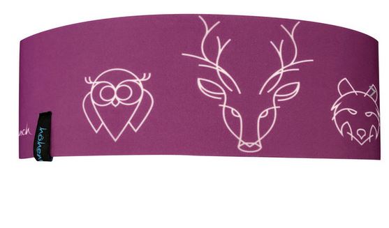 Höhenrausch Stirnband Headband Kinder - lila