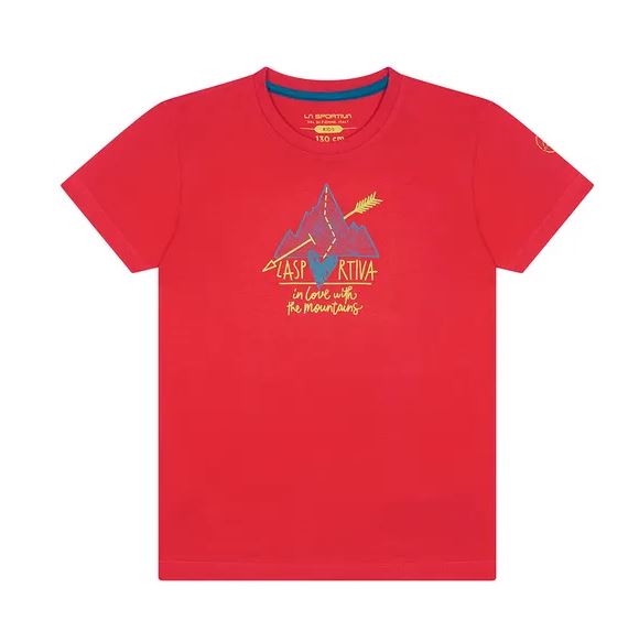 La Sportiva Kinder Shirt rot