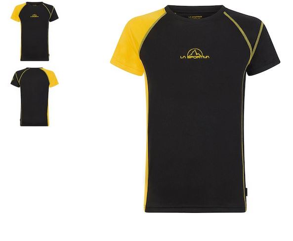La Sportiva Funktionsshirt schwarz/gelb