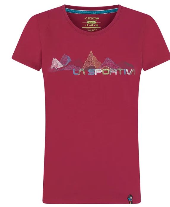 La Sportiva Shirt Peaks plum