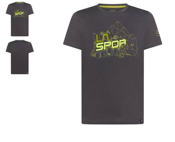 La Sportiva Shirt Cubic carbon/kiwi